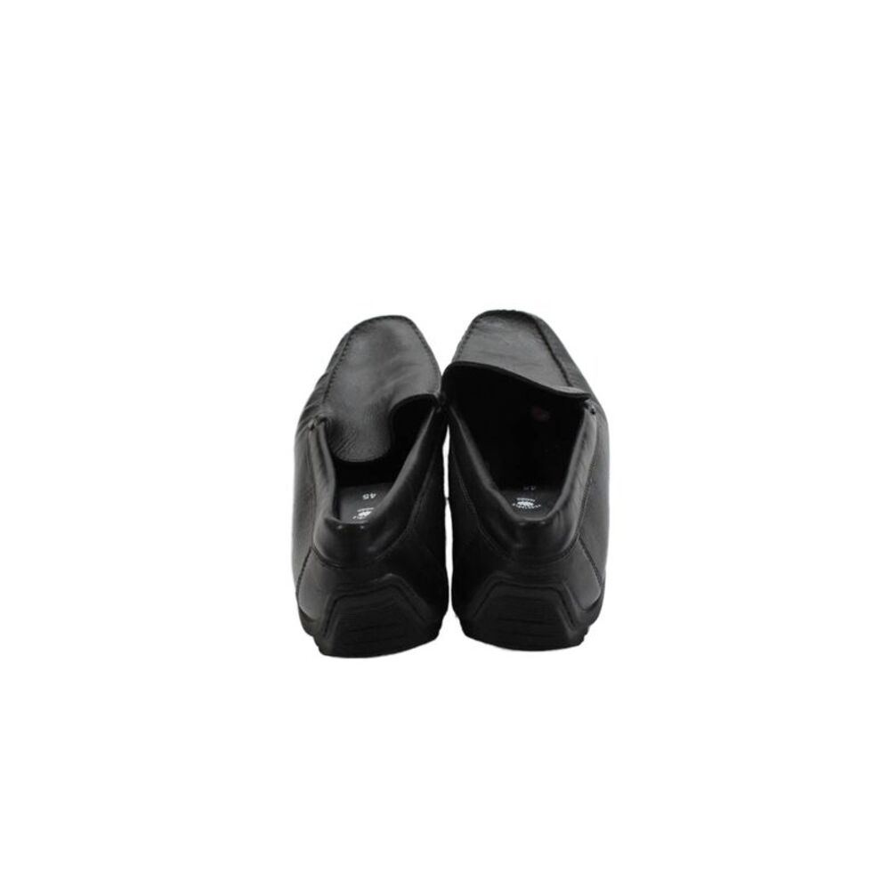 ECCO Mens Leather Slide On Casual Walking Loafers Black Size 45 - Picture 3 of 5